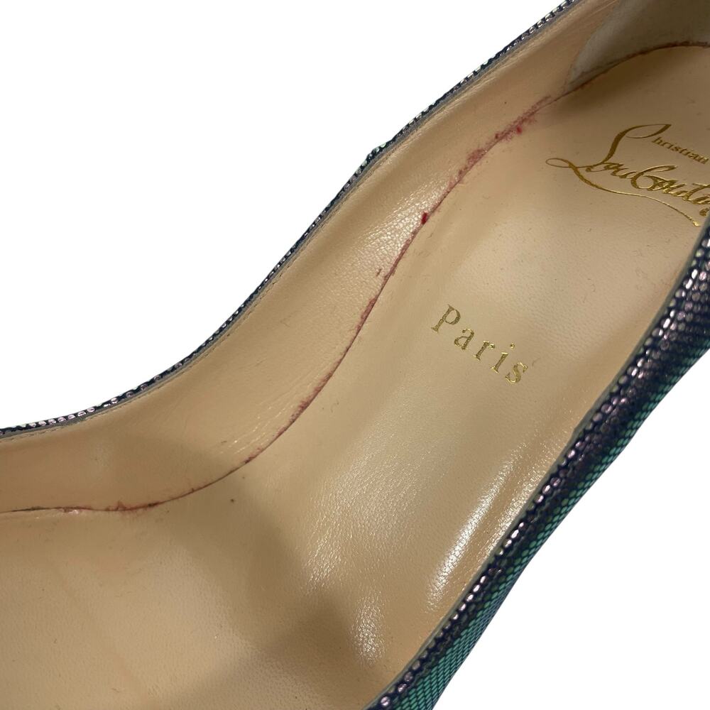Christian Louboutin Tissu Scarabe So Kate 120 Pump Digitale Size 39 - Picture 13 of 15
